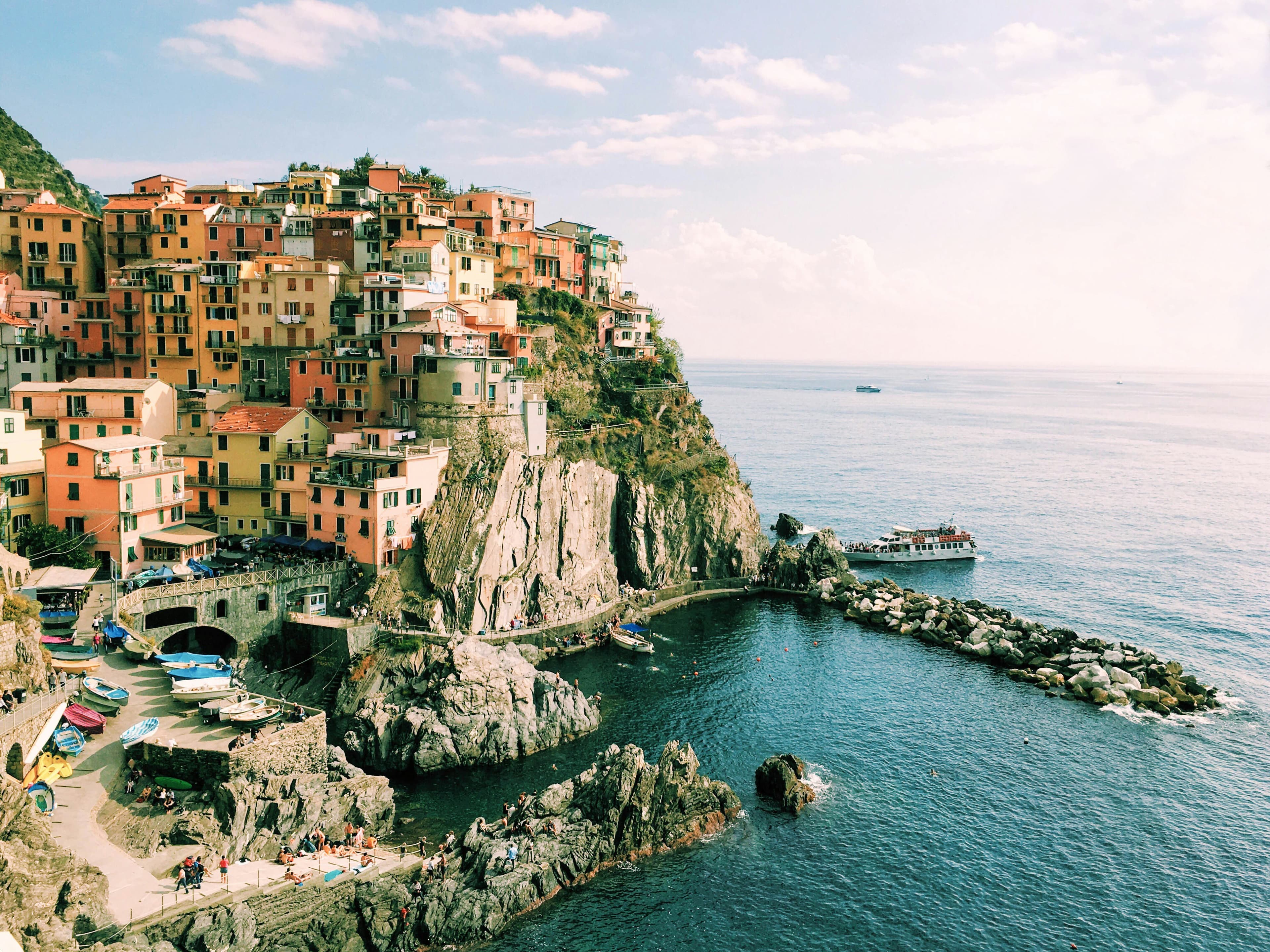 Italy travel collage