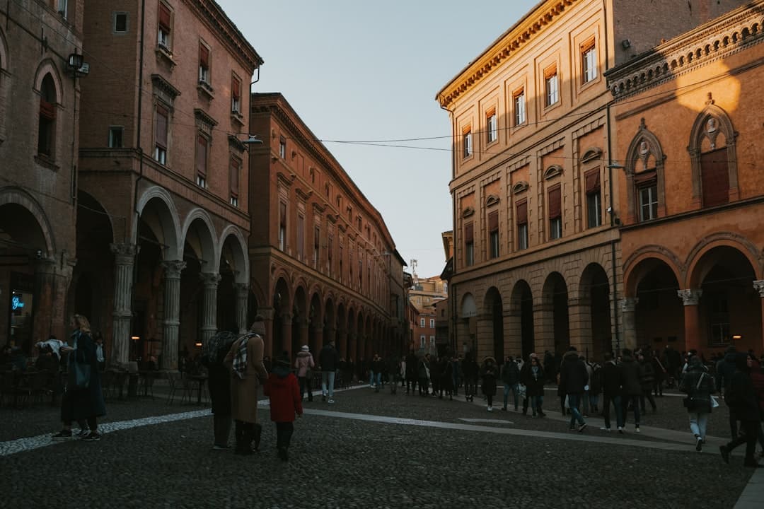 Universitaria neighborhood in Bologna, Italy