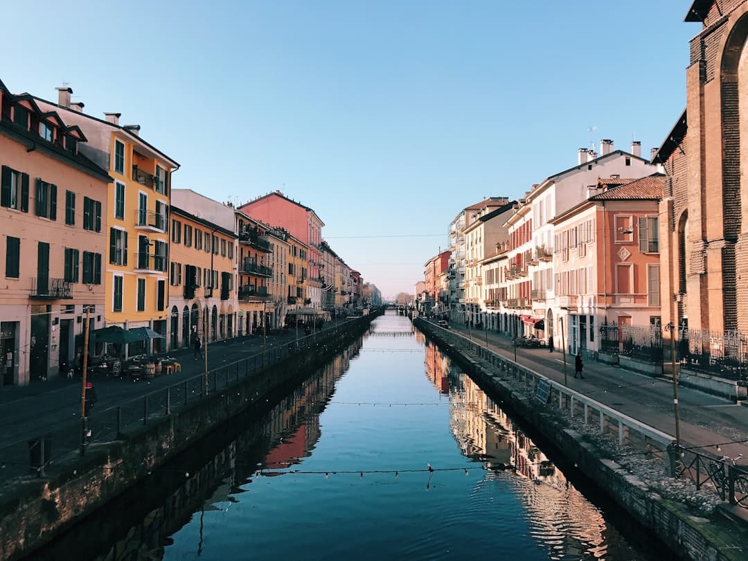 Navigli neighborhood in Milan, Italy