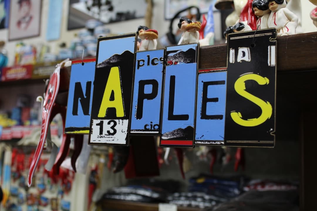 Chiaia neighborhood in Naples, Italy